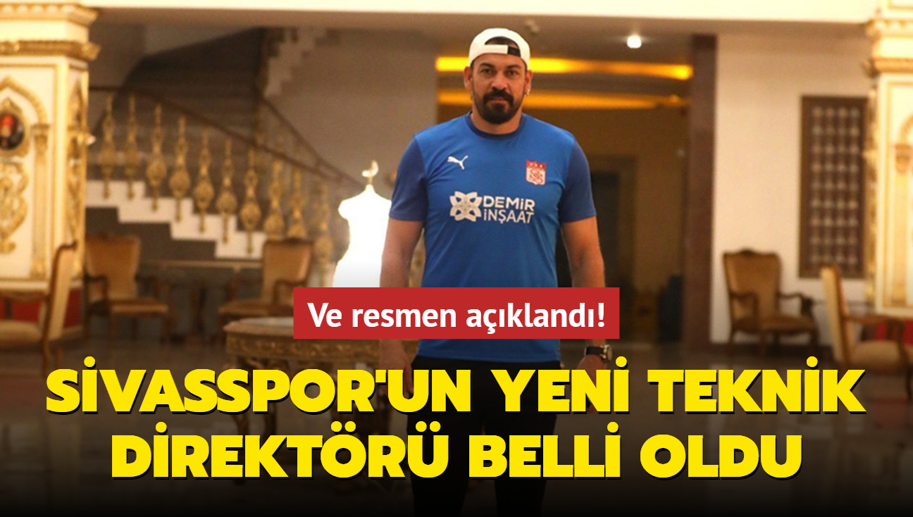 Ve resmen akland! Sivasspor'un yeni teknik direktr Servet etin oldu