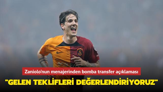 Zaniolo'nun menajerinden bomba transfer aklamas: "Gelen teklifleri deerlendiriyoruz"