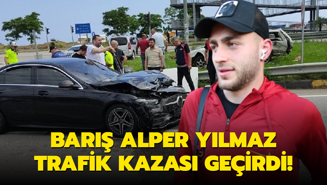 Bar Alper Ylmaz trafik kazas geirdi!