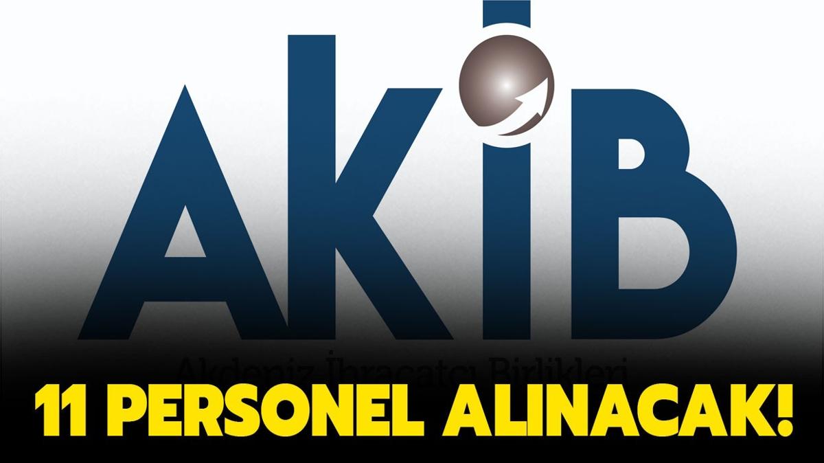 Akdeniz hracat Birlikleri 11 personel alacak!