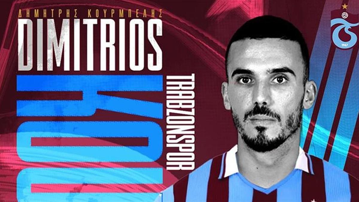 Dimitrios Kourmpelis resmen Trabzonspor'da