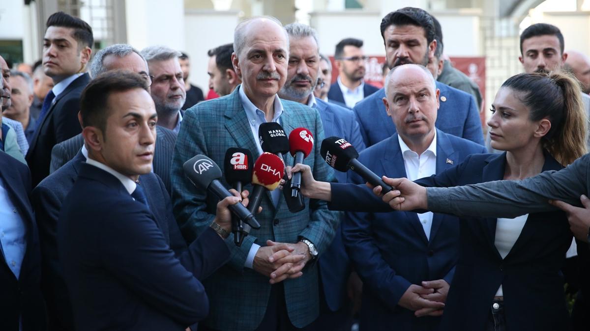 Kahramanmara'ta konuan TBMM Bakan Numan Kurtulmu: ehirlerimiz eskisinden daha gzel hale gelecek