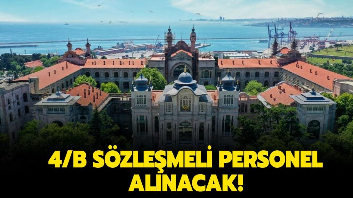 Salk Bilimleri niversitesi 4/B szlemeli personel alacak!