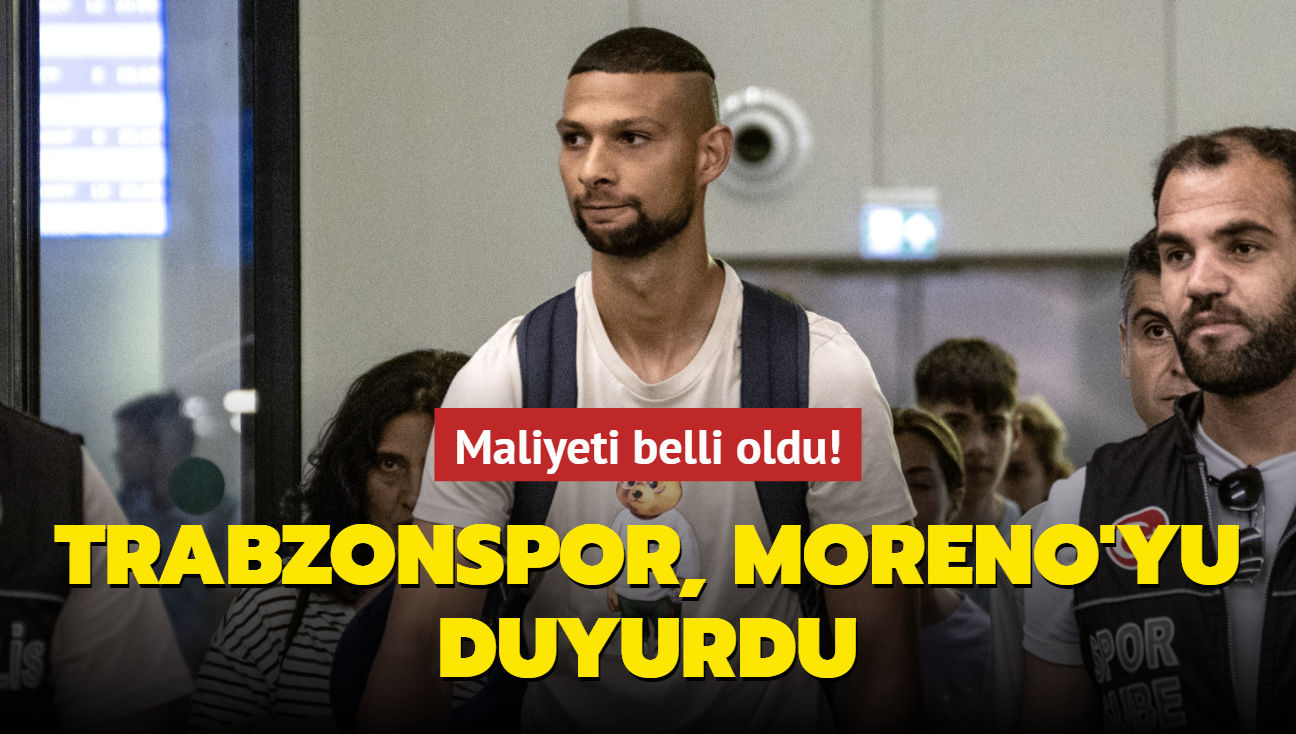 Trabzonspor, Joaquin Fernandez Moreno'yu duyurdu! Maliyeti belli oldu