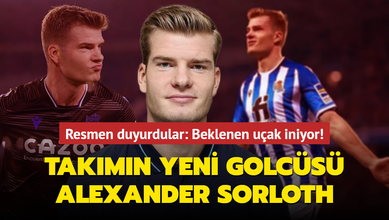 Ve takmn yeni golcs Alexander Srloth oldu! Resmen duyurdular: Beklenen uak iniyor...