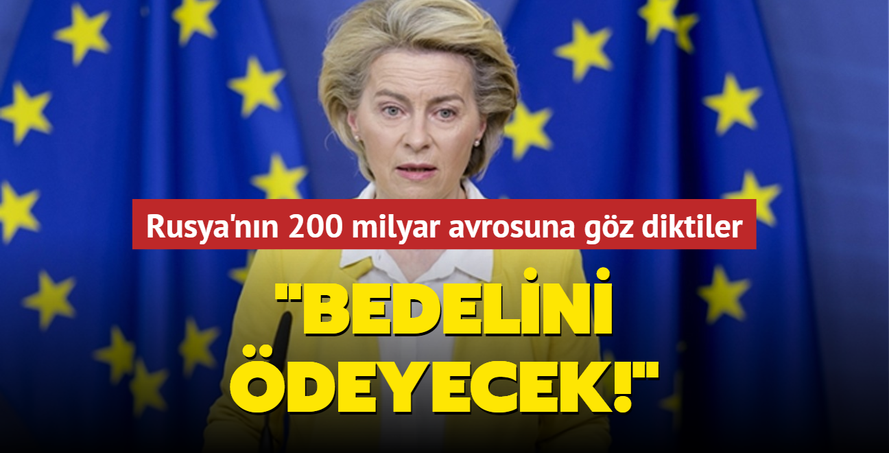 Rusya'nn 200 milyar avrosuna gz diktiler: Bedelini deyecek!