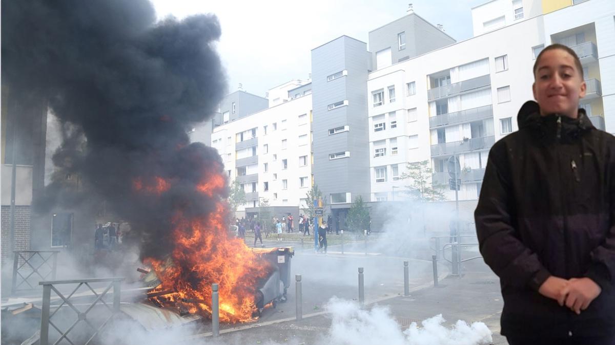 Fransa'da protestolarn sebebi olan, polisin ldrd gen defnedildi