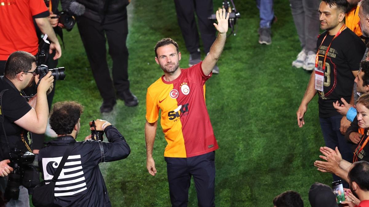 Juan Mata, Galatasaray'a veda etti! "Sizi asla unutmayacam"