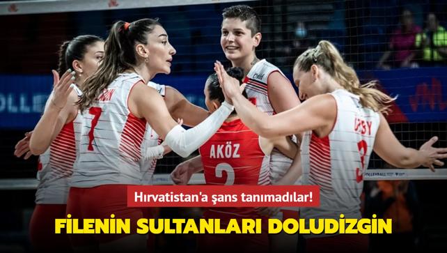 Filenin Sultanlar doludizgin! Hrvatistan'a ans tanmadlar