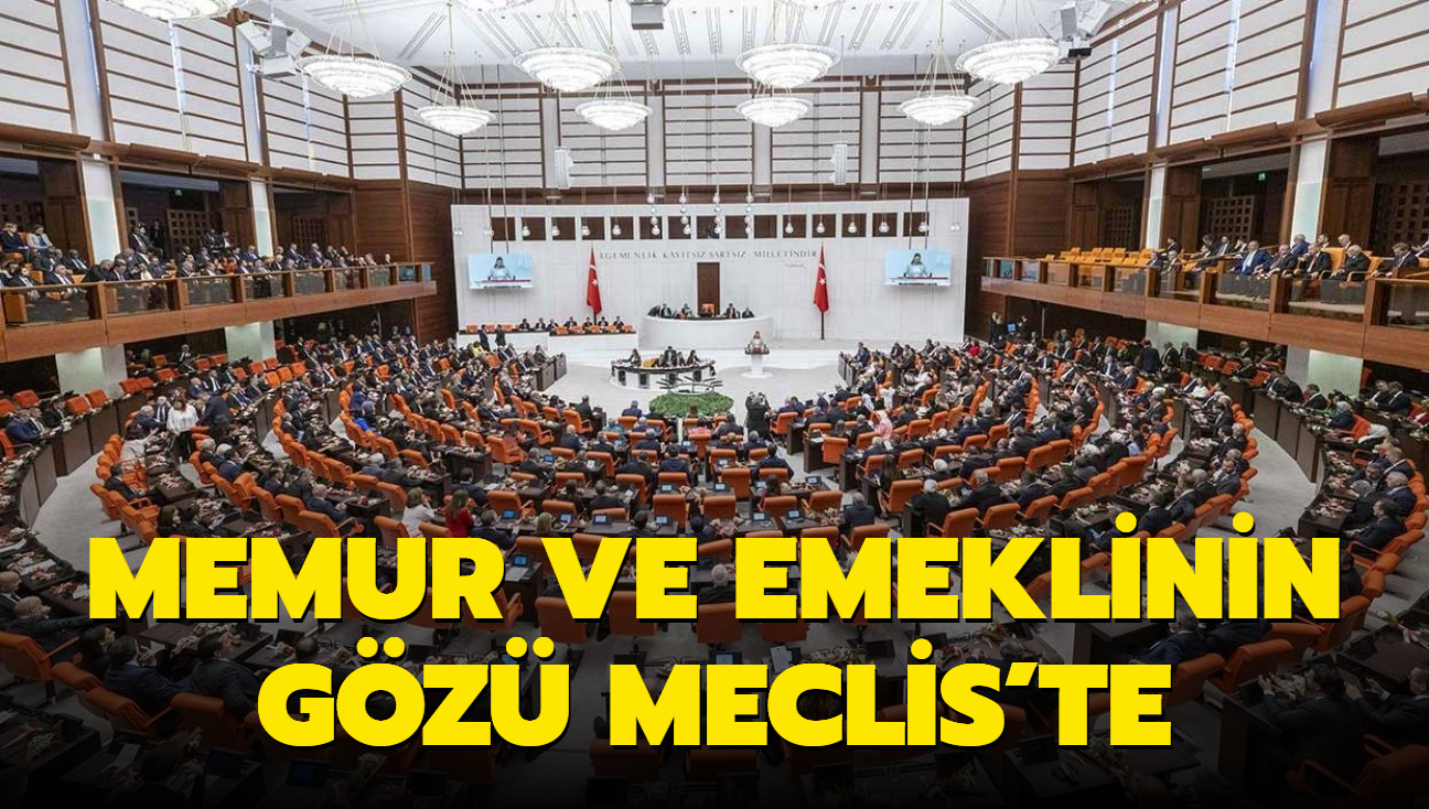 Memur ve emeklinin gz Meclis'te