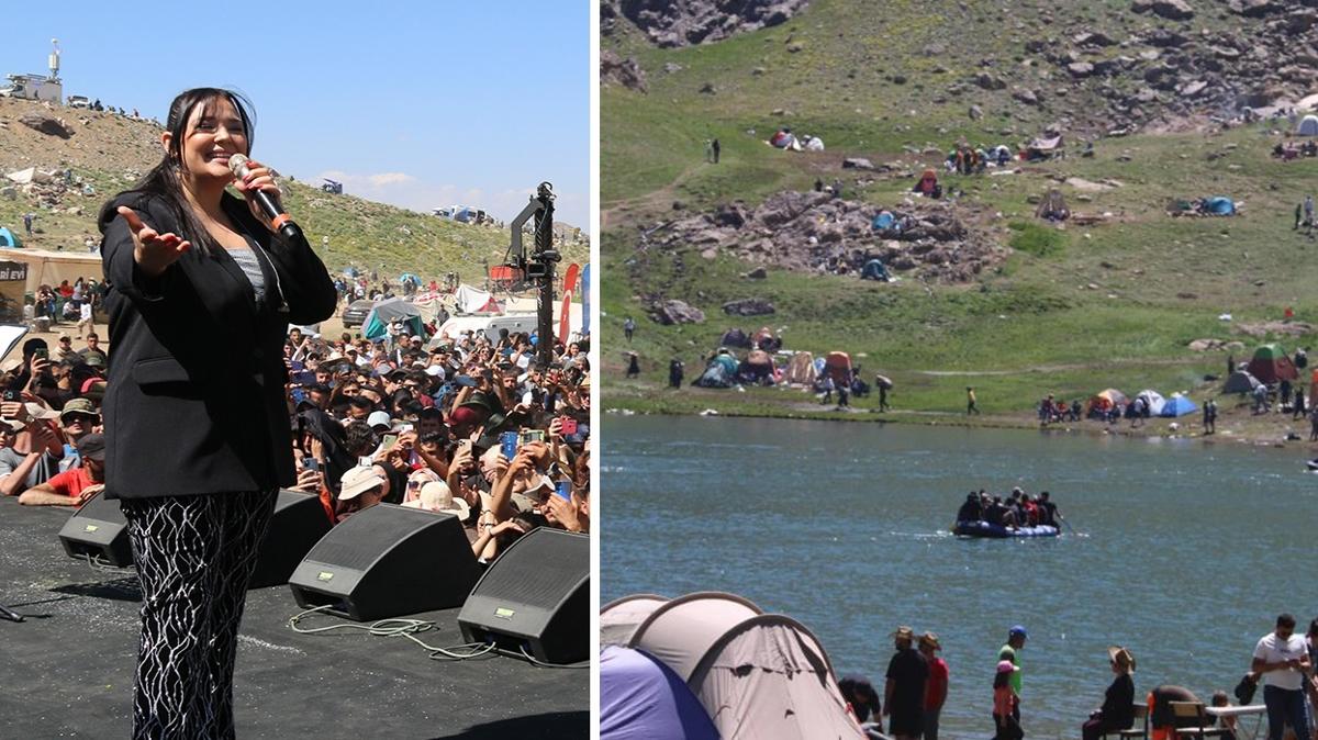 Tue Kandemir 5. Cilo Fest'in son gnnde konser verdi