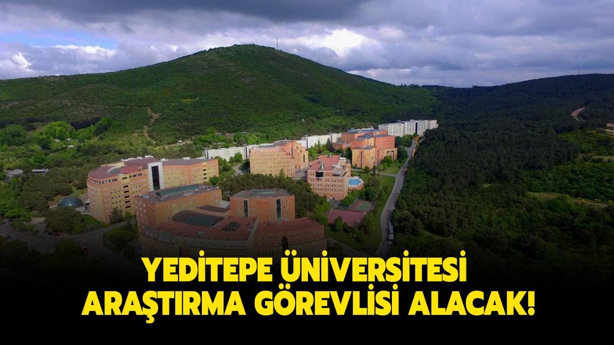 Yeditepe niversitesi aratrma grevlisi alm yapyor...