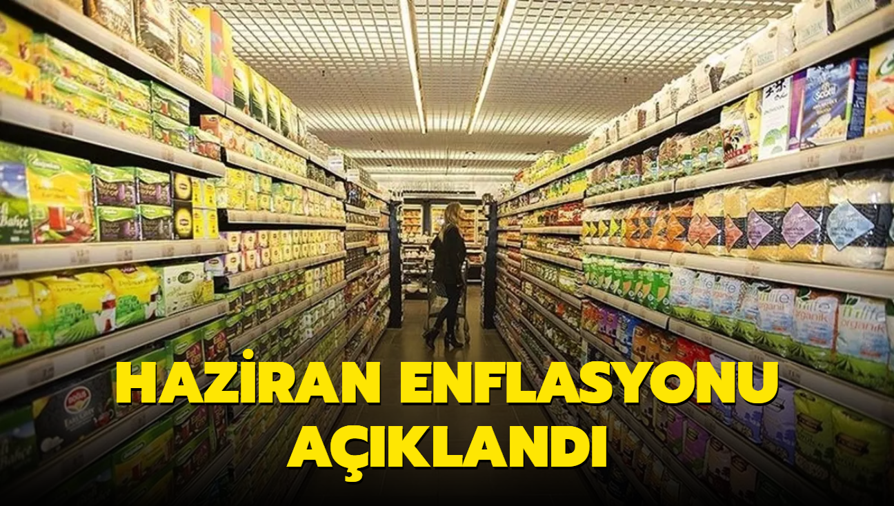 Haziran ay enflasyonu akland