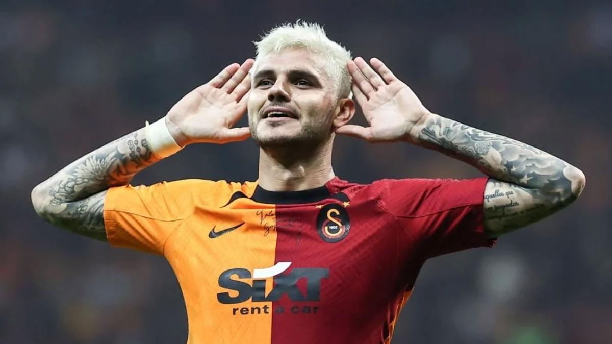 Galatasaray taraftarndan Icardi ars