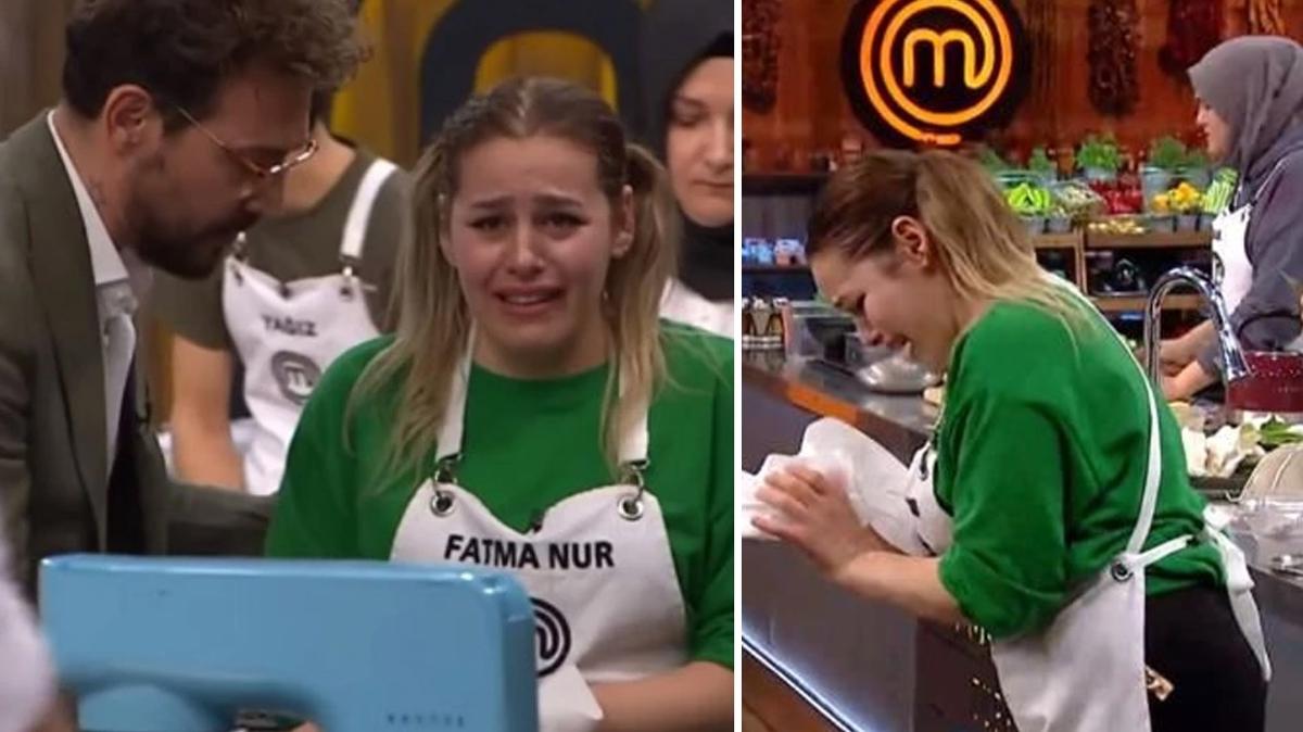 MasterChef All Star'da yrekleri azlara getiren anlar! Eli kanlar iinde kalan Fatma gzyalarna bouldu