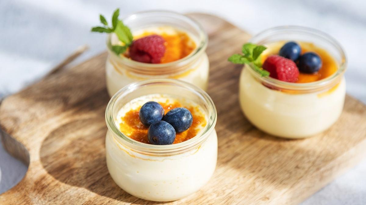 Damaklardan silinmeyecek lezzet! te creme brulee tarifi