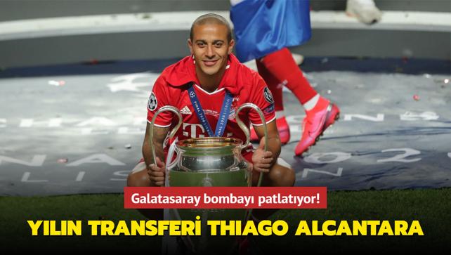 Galatasaray bombay patlatyor! Yln transferi Thiago Alcantara