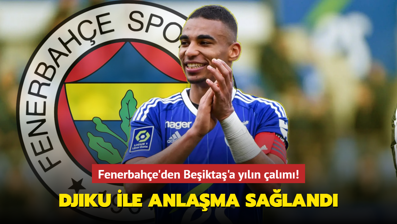 Fenerbahe'den Beikta'a yln alm! Alexander Djiku ile anlama saland