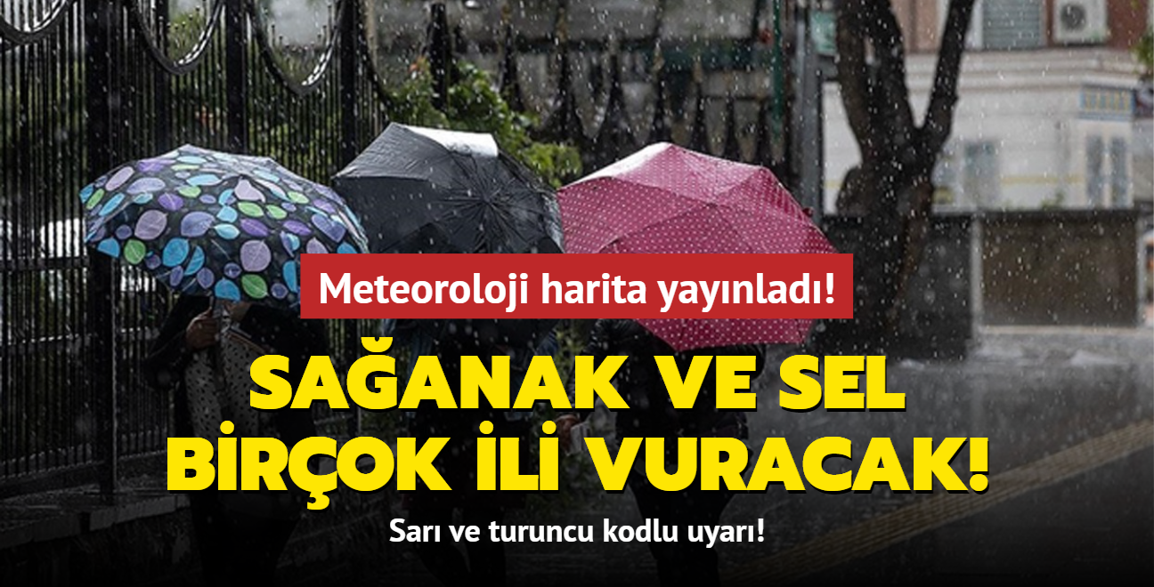 stanbul'da hava durumu nasl olacak" Meteoroloji harita yaynlad: 30 ilde saanak yamur uyars... 