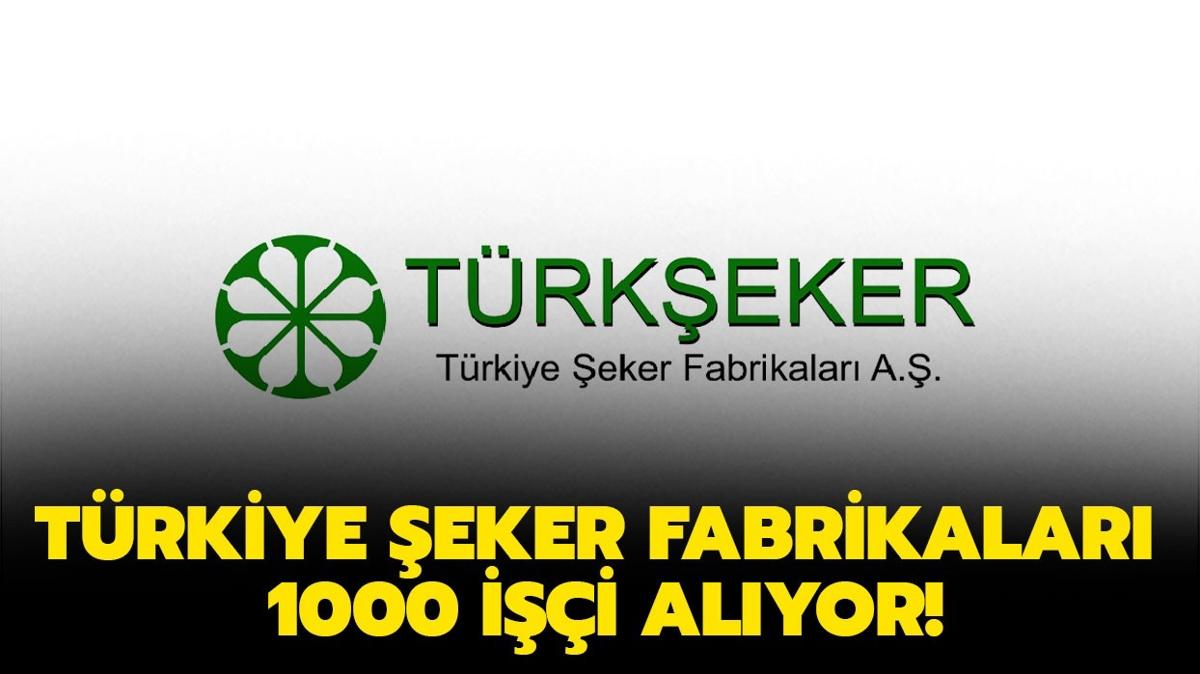 Trkiye eker Fabrikalar 1000 ii alyor!