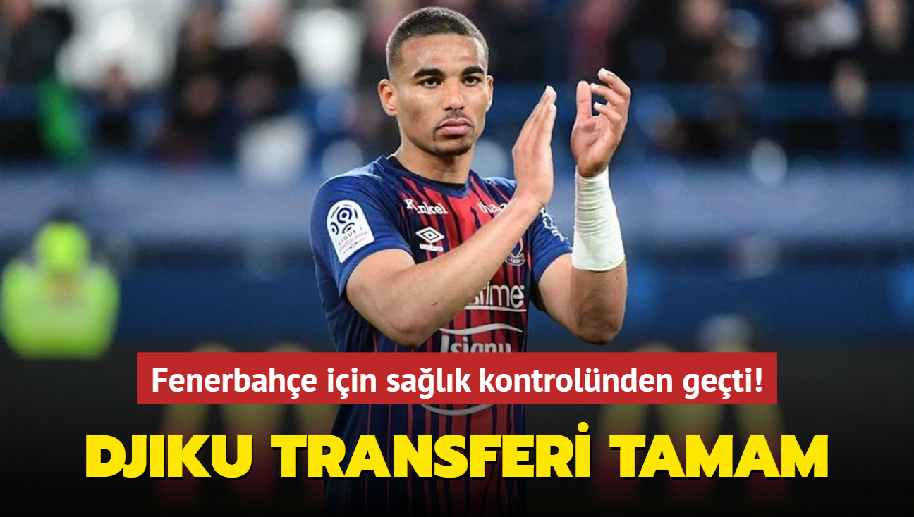 Alexander Djiku transferi tamam! Fenerbahe iin salk kontrolnden geti