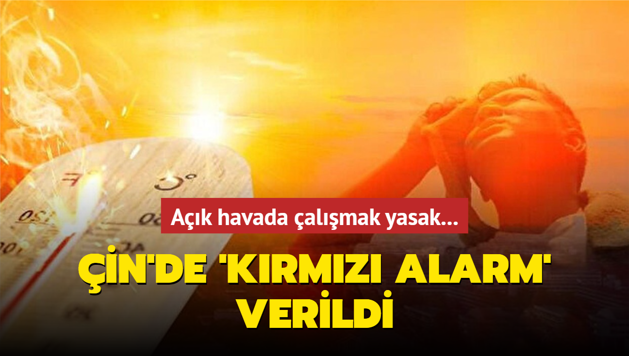 in'de krmz alarm! Ak havada almak yasakland