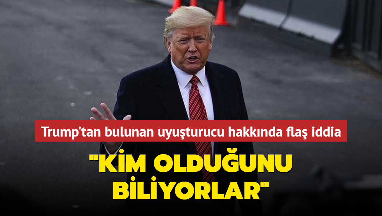 Trump'tan Beyaz Saray'daki uyuturucu hakknda fla iddia: "Yzde yz biliyor"