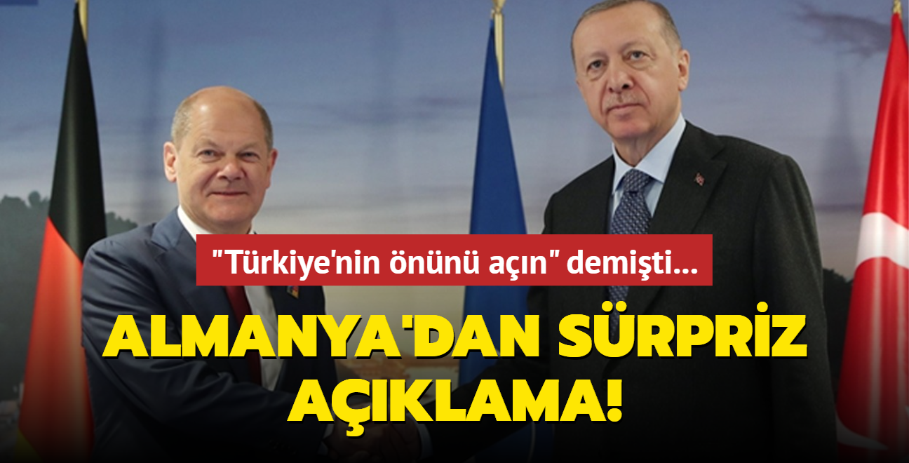 Bakan Erdoan, "Trkiye'nin nn an" demiti... Almanya'dan srpriz aklama!