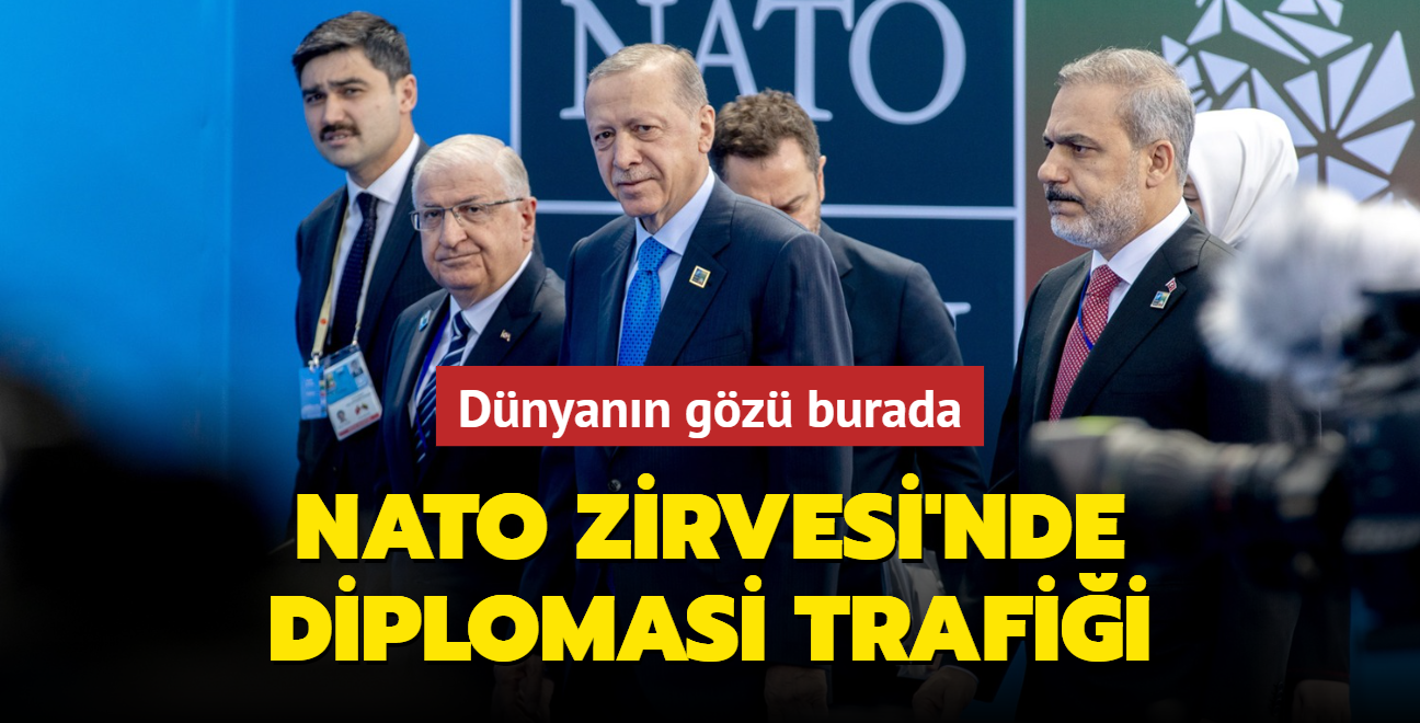 Dnyann gz burada... NATO Zirvesi'nde diplomasi trafii