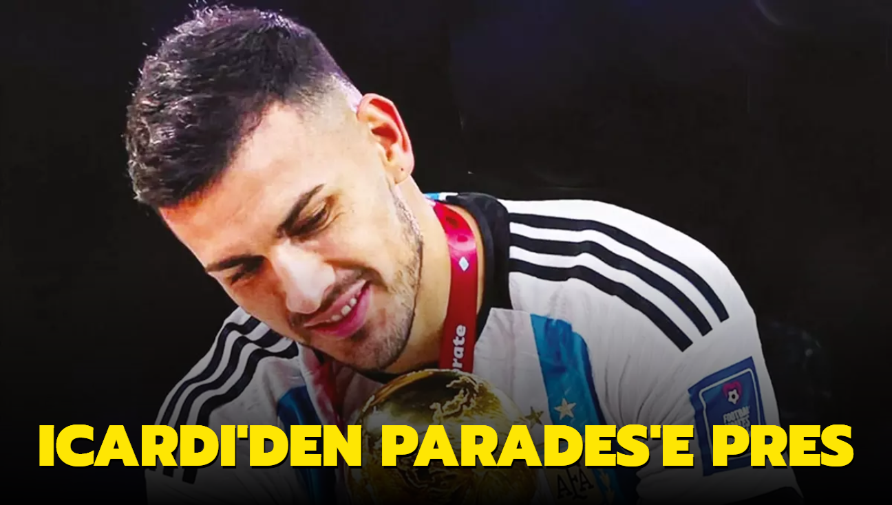 Icardi'den Parades'e pres