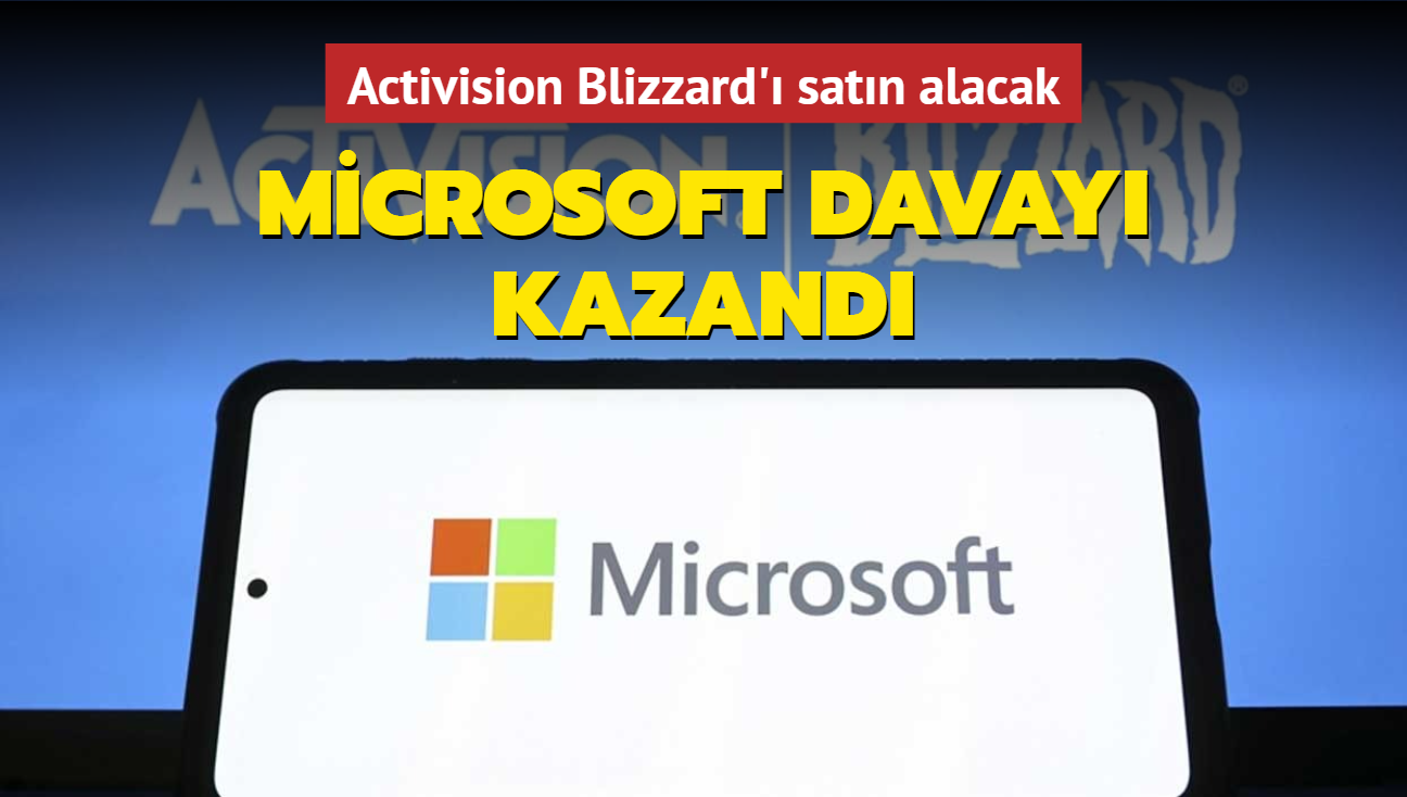 Microsoft davay kazand... Activision Blizzard' satn alacak