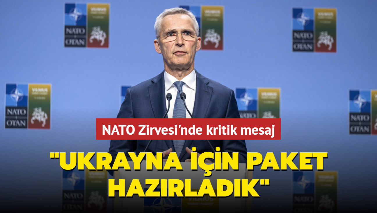 NATO Zirvesi'nde kritik mesaj... "Ukrayna iin paket hazrladk"