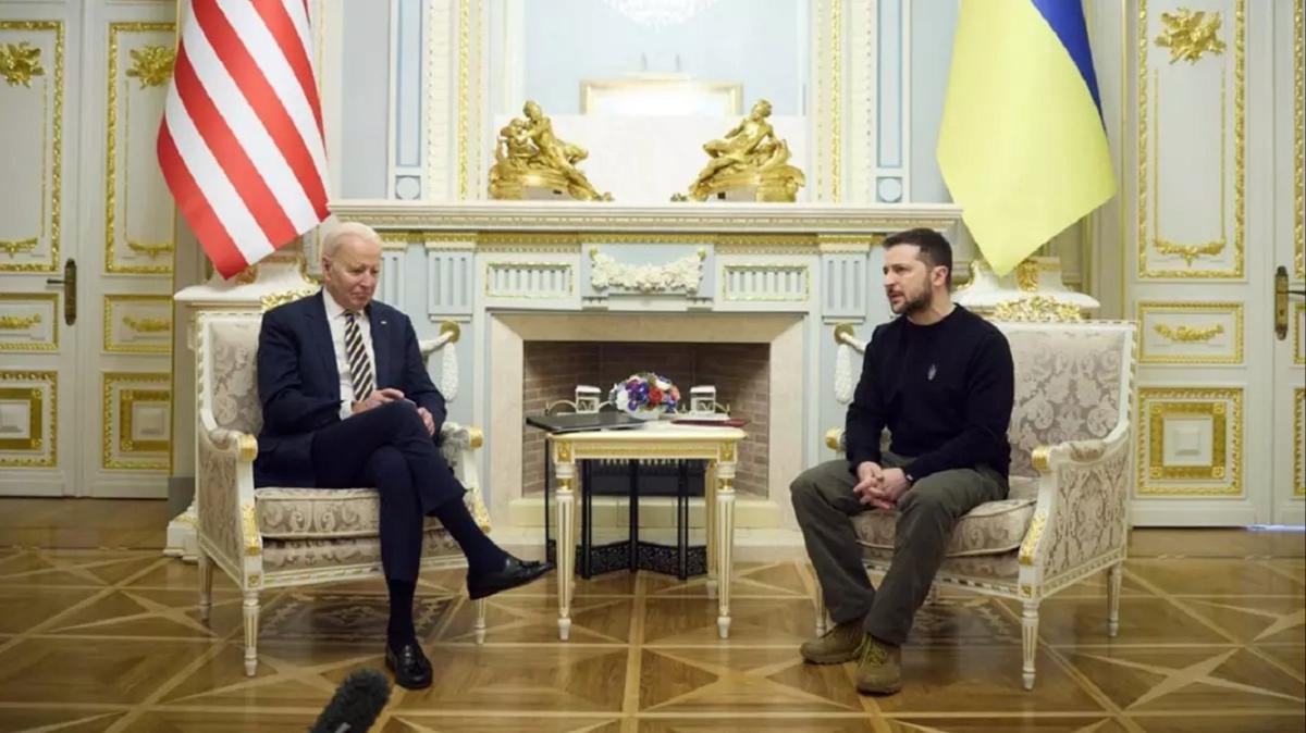 Biden, Zelenski ile bir araya gelecek