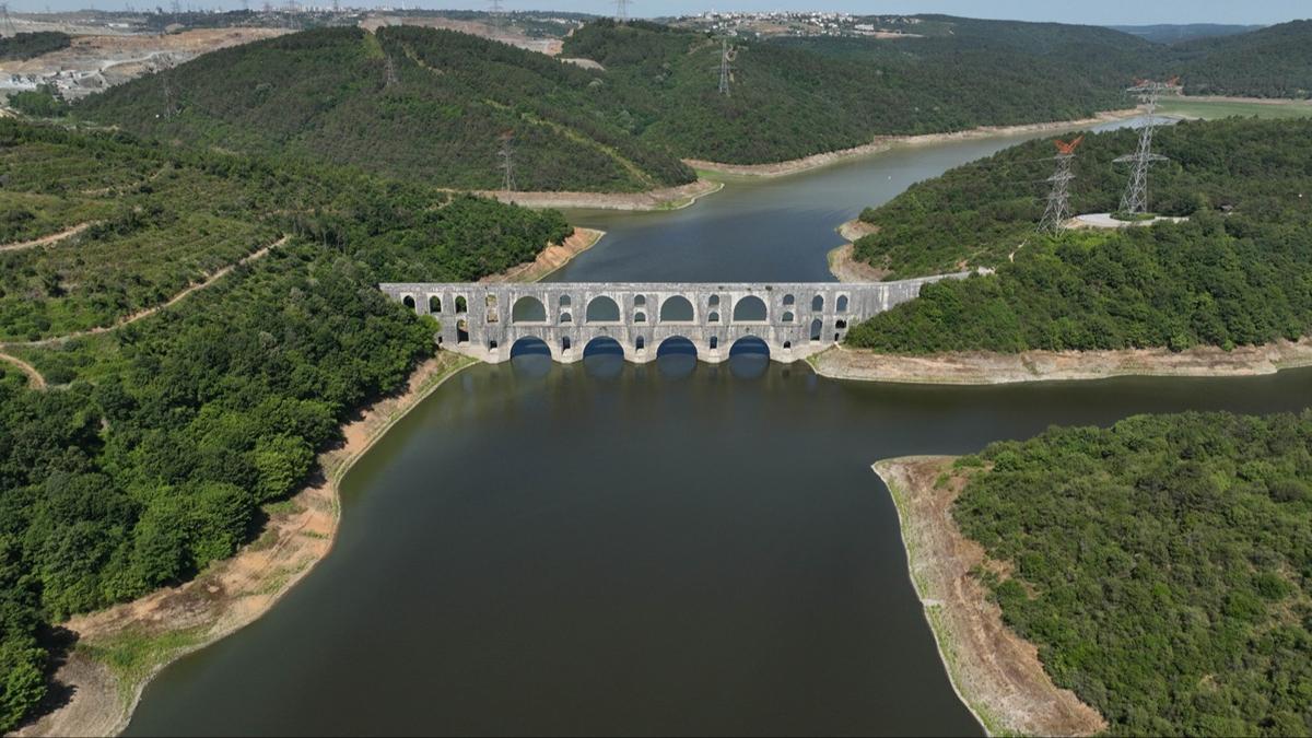 stanbul'da barajlarn doluluk oran yzde 42,14 olarak lld