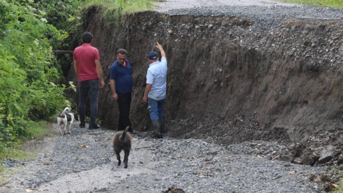 Samsun'da 6 ev tahliye edildi