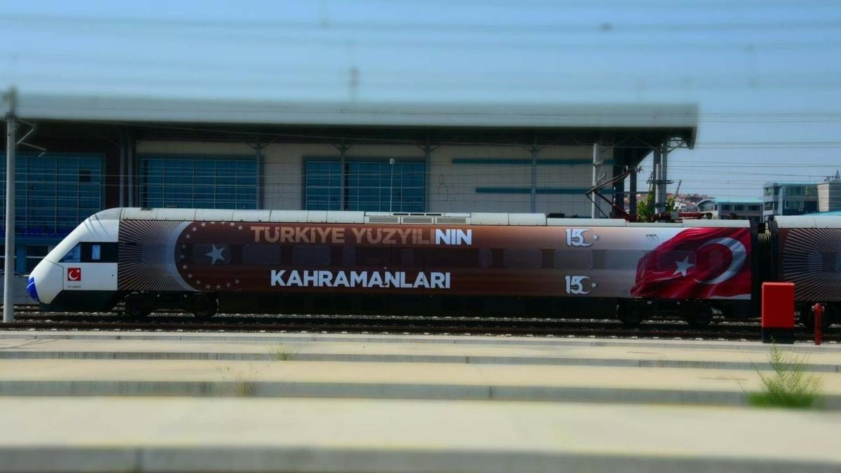 Trkiye Yzyl Kahramanlar temal 15 Temmuz treni Ankara'dan yola kacak