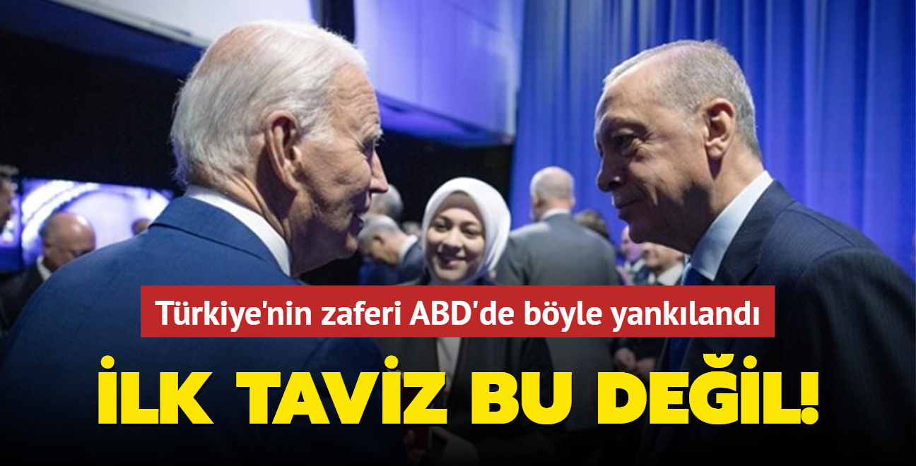 Trkiye'nin diplomasi zaferi ABD'de byle yankland: lk taviz bu deil!