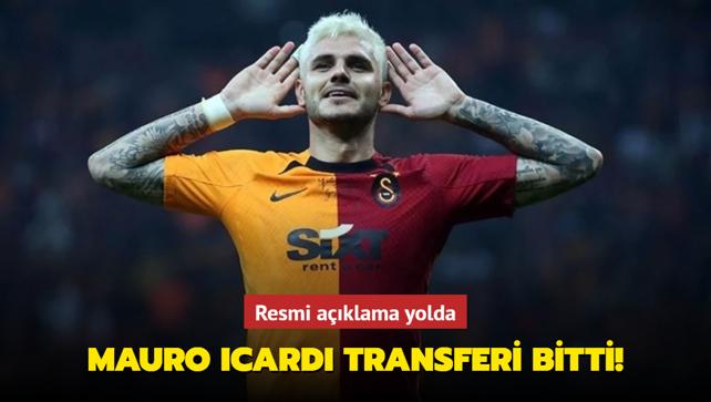 Mauro Icardi transferi bitti! Resmi aklama yolda