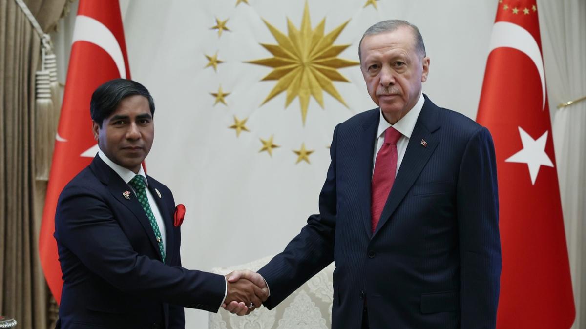 Büyükelçiler Başkan Erdoğan'a güven mektubu sundu