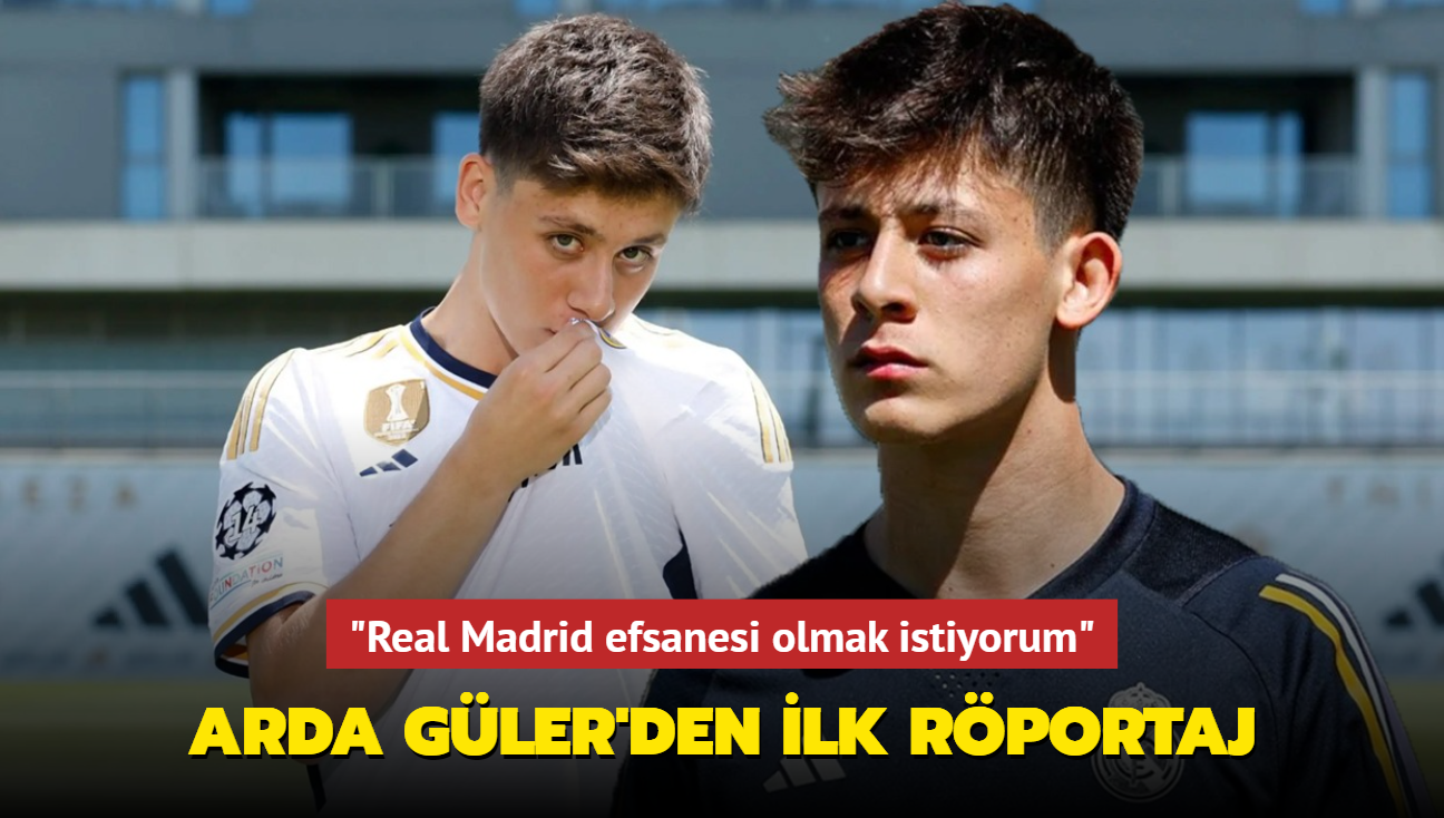 Arda Gler'den ilk rportaj! "Real Madrid efsanesi olmak istiyorum"