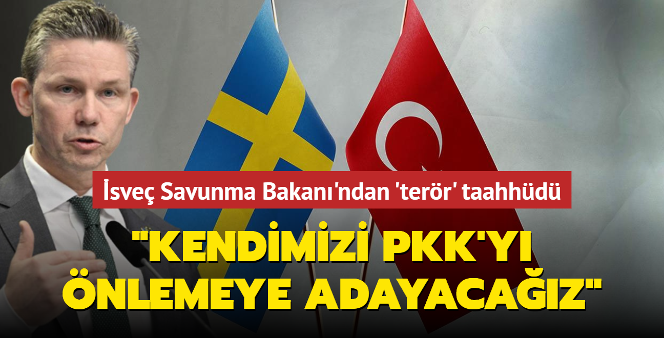 sve Savunma Bakan'ndan 'terr' taahhd... "Kendimizi PKK'y nlemeye adayacaz"