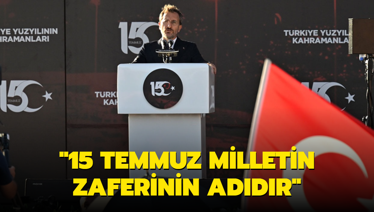 "15 Temmuz milletin zaferinin addr"