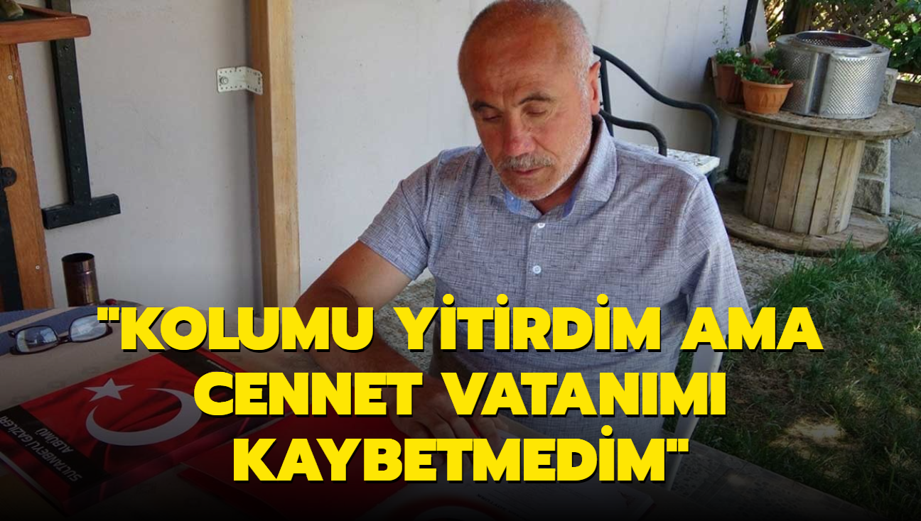 Kolumu yitirdim ama cennet vatanm kaybetmedim