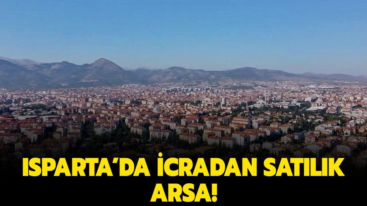 Isparta Merkez'de icradan satlk arsa!