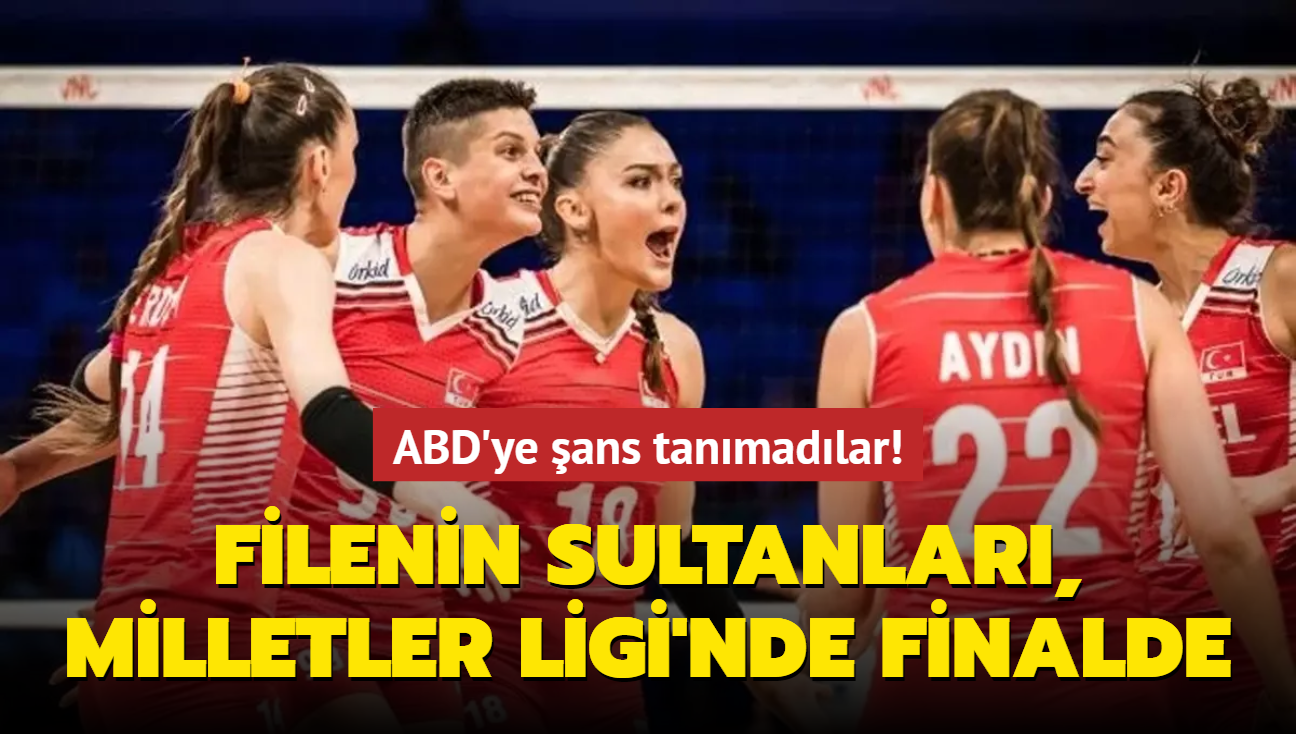 Filenin Sultanlar, Milletler Ligi'nde finalde! ABD'ye ans tanmadlar