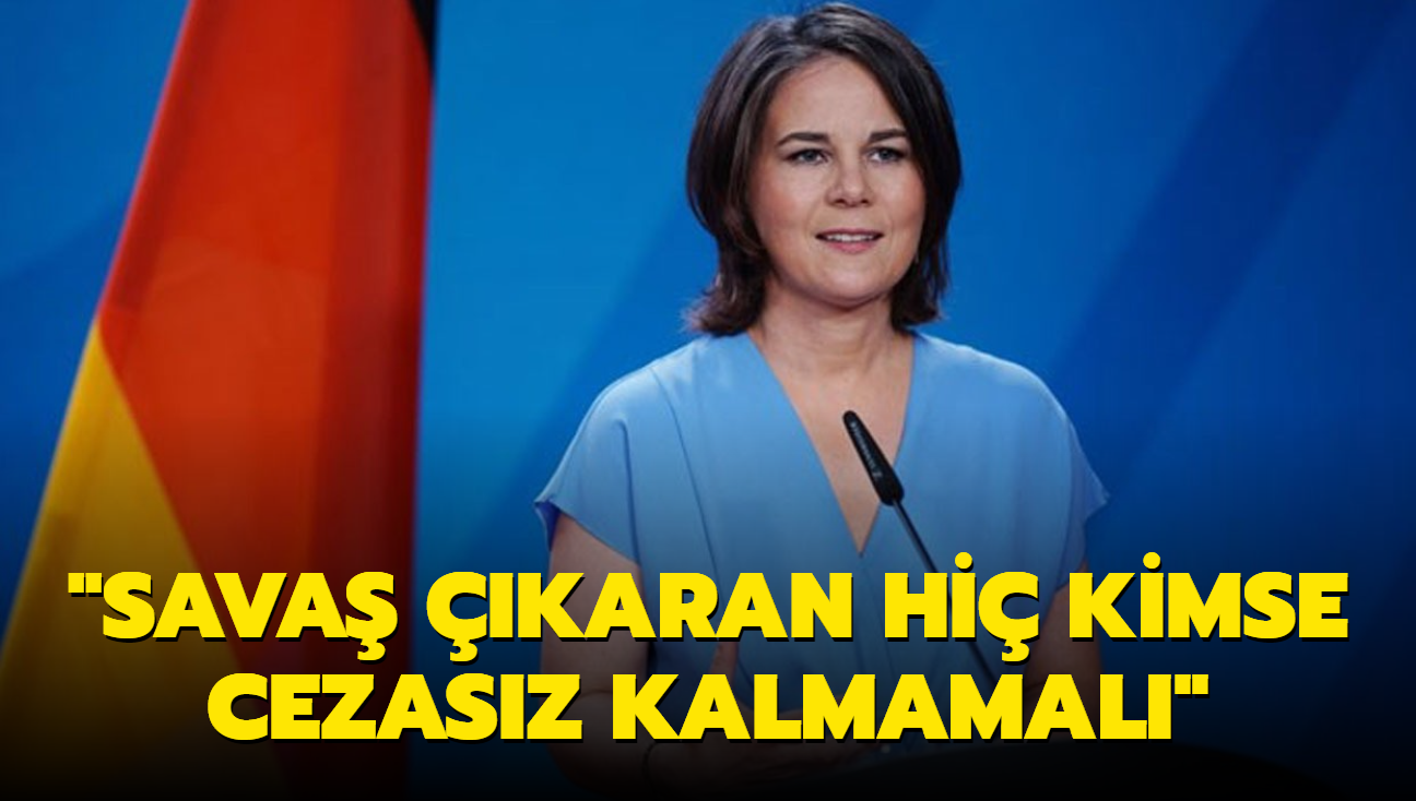 "Sava karan hi kimse cezasz kalmamal"