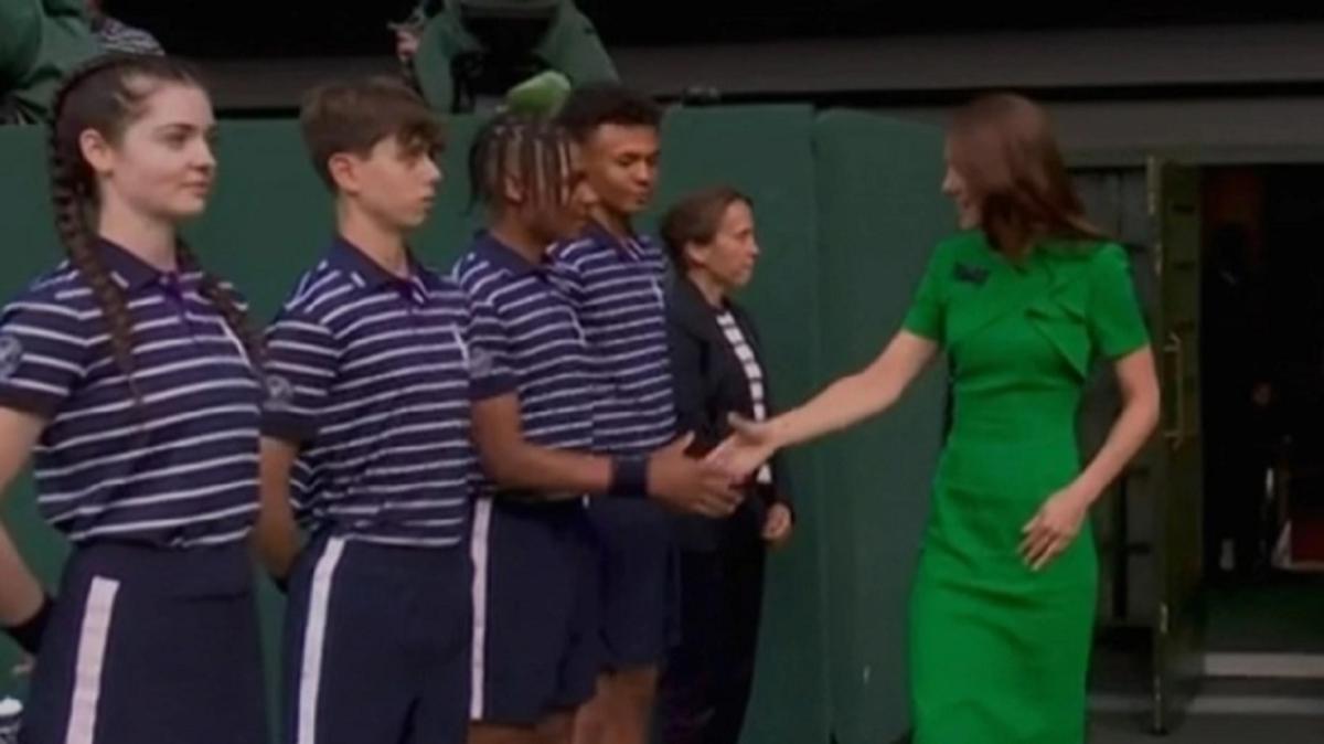 Galler Prensesi Kate Middleton'dan Wimbledon'da skandal hareket!