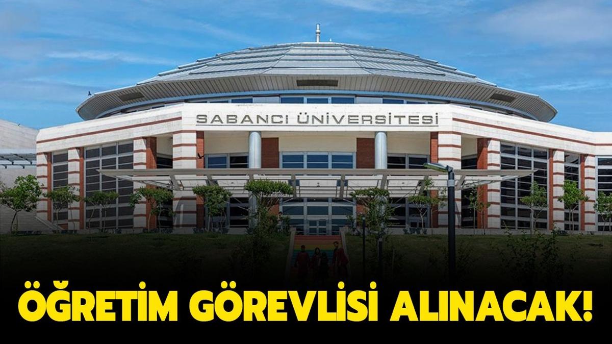 Sabanc niversitesi 3 retim Grevlisi alacak!