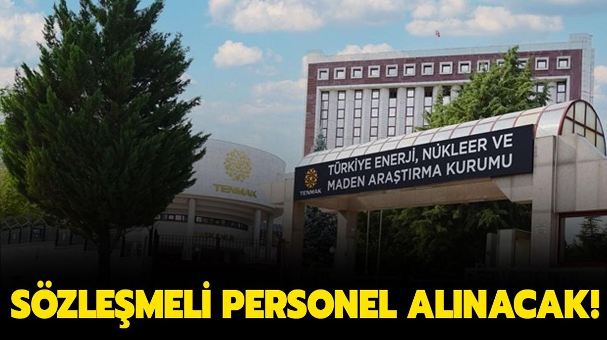 Trkiye Enerji, Nkleer ve Maden Aratrma Kurumu personel alacak!