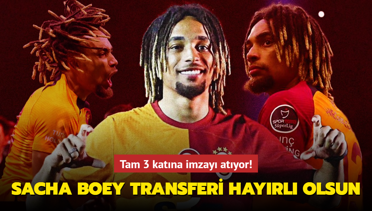 Ve Sacha Boey transferi hayrl uurlu olsun! Tam 3 katna imzay atyor...